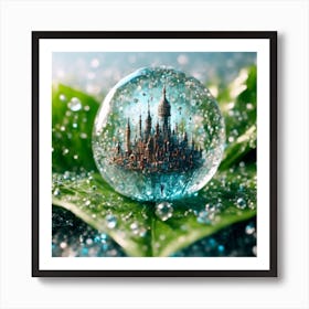 City In A Glass Art Print