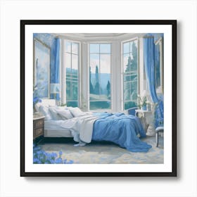 The Bluebell Hotel Art Print