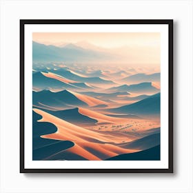 Desert Landscape 1 Art Print