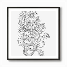 dragon 5 Art Print