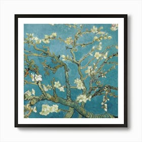 Blossoming Almond Tree 4 Art Print