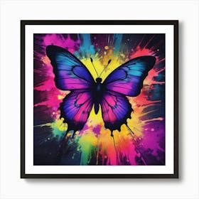 Butterfly Painting 262 Art Print