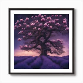 Magnolia Tree 1 Art Print