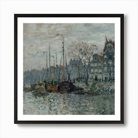 Claude Monet Amsterdam Art Print