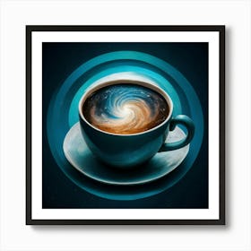 Galaxy Coffee Cup 3 Art Print