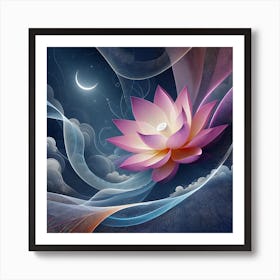 Lotus Flower 3 Art Print