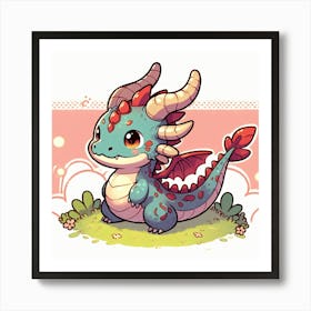 Whimsical Dragon 7 Art Print