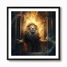 Lion Of The Gate Art Print