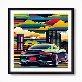 Porsche Cayenne Art Print