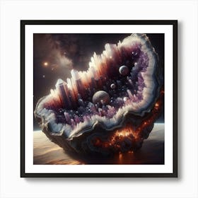 Space Rock Art Print