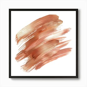 Abstract Brush Strokes Art Print