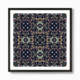 variety of multicolored squares 5 Art Print