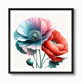 Poppies 4 Art Print