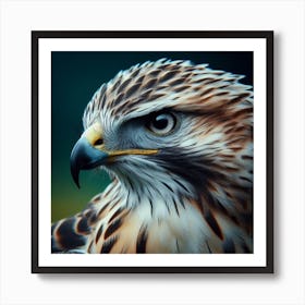 Hawk Close-Up Art Print