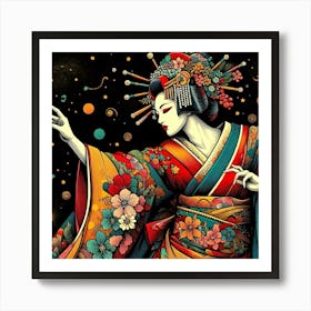 Japan Geisha Visual 12 Art Print