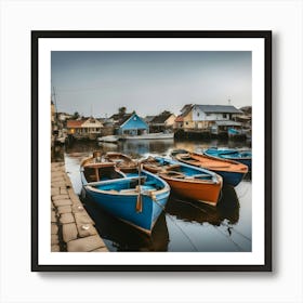 Boats On The Water Art Print