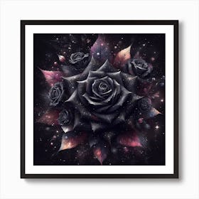 Black Roses 1 Art Print