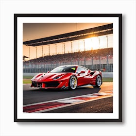 Ferrari 488 Gt Art Print