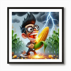 Corn On The Cob 3 Art Print