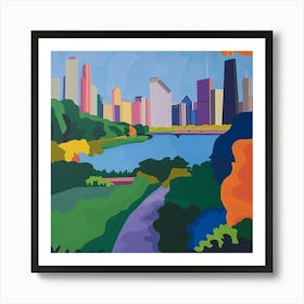 Abstract Park Collection Grant Park Chicago United States 2 Art Print