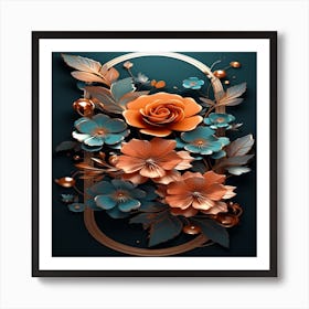 Paper Flowers Art Print