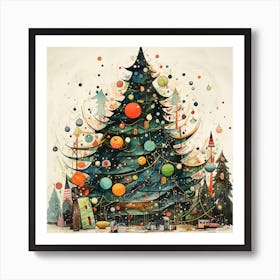 Christmas Tree 4 Art Print