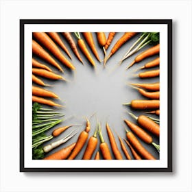 Carrots In A Circle 19 Art Print