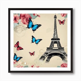 Paris Eiffel Tower 118 Art Print