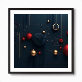 Christmass Abstract 005 Art Print