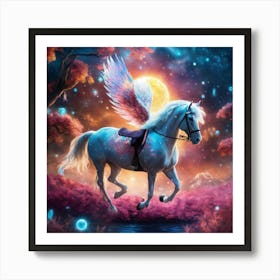 Angel Horse Art Print