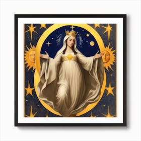 Virgin Mary 3 Art Print