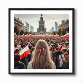 Poland Protests Art Print