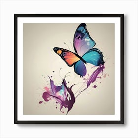 Butterfly Painting 3 Art Print