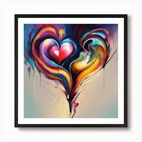 Heart Of Love 1 Art Print