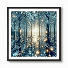 Ethereal Forest Art Print