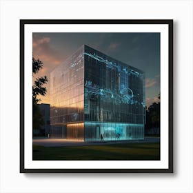 Futuristic Building Art Print