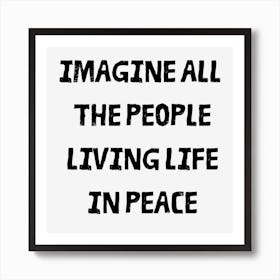 Imagine - John Lennon Art Print