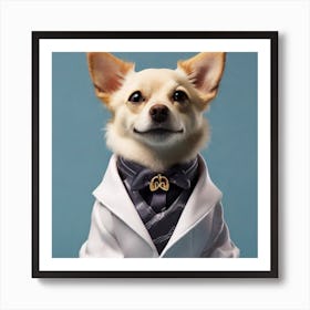 Doctor Dog Art Print