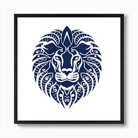 Lion Head 2 Art Print