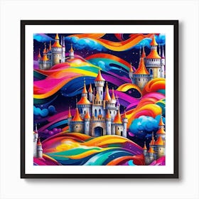 Castle In The Sky 35 Art Print