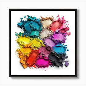 Colorful Eyeshadow Palette 1 Art Print