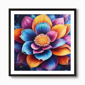 Lotus Flower 3 Art Print