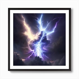 Lightning Art Print