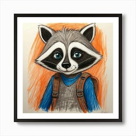 Raccoon 16 Art Print