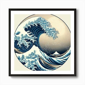 Great Wave Off Kanagawa 5 Art Print