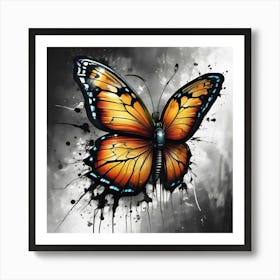 Butterfly Painting 130 Art Print