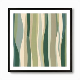 Abstract Striped Wallpaper Art Print