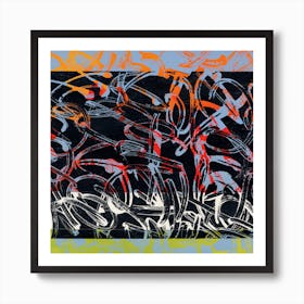 Graffiti Multicolor Art Print