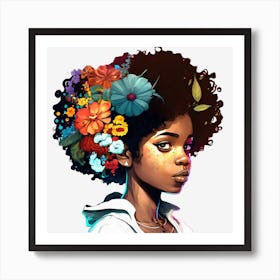 BB Borsa Flower Girl Art Print