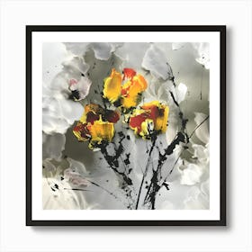 Yellow Flowers Art Print